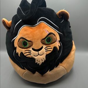 Disney Plush Toy with Orange and Black Tail
